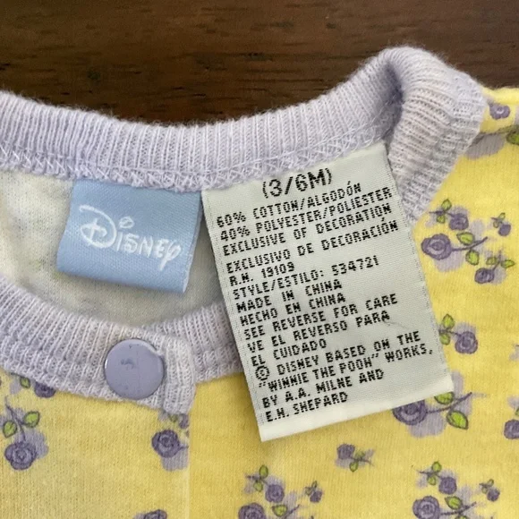 Disney Onesie 6 mos. - Picture 3 of 4